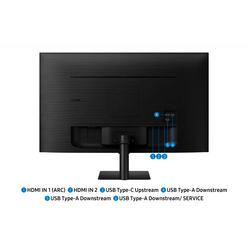 Samsung M7 M70F kompiuterio monitorius 81,3 cm (32 col.) 3840 x 2160 pikselių 4K Ultra HD LED juodas