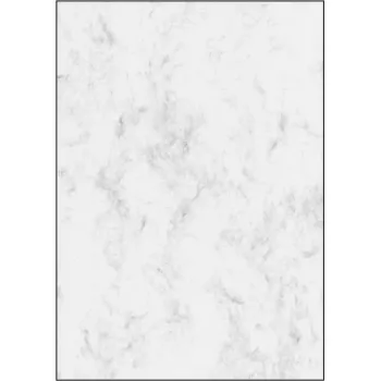 Marbled Papers Sigel DP371 100 Sheets Pilka White 90 g/m²