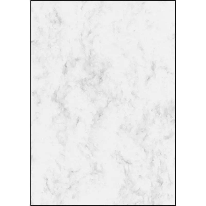 Marbled Papers Sigel DP371 100 Sheets Pilka White 90 g/m²