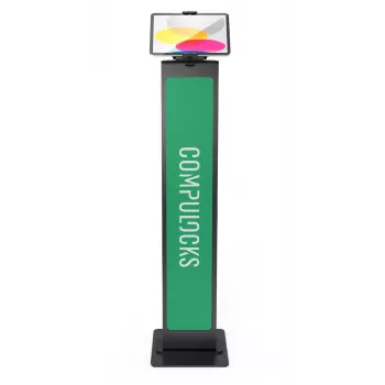 Multimedijos stovas Compulocks Universal Tablet Cling Brandable Floor Stand, juodas