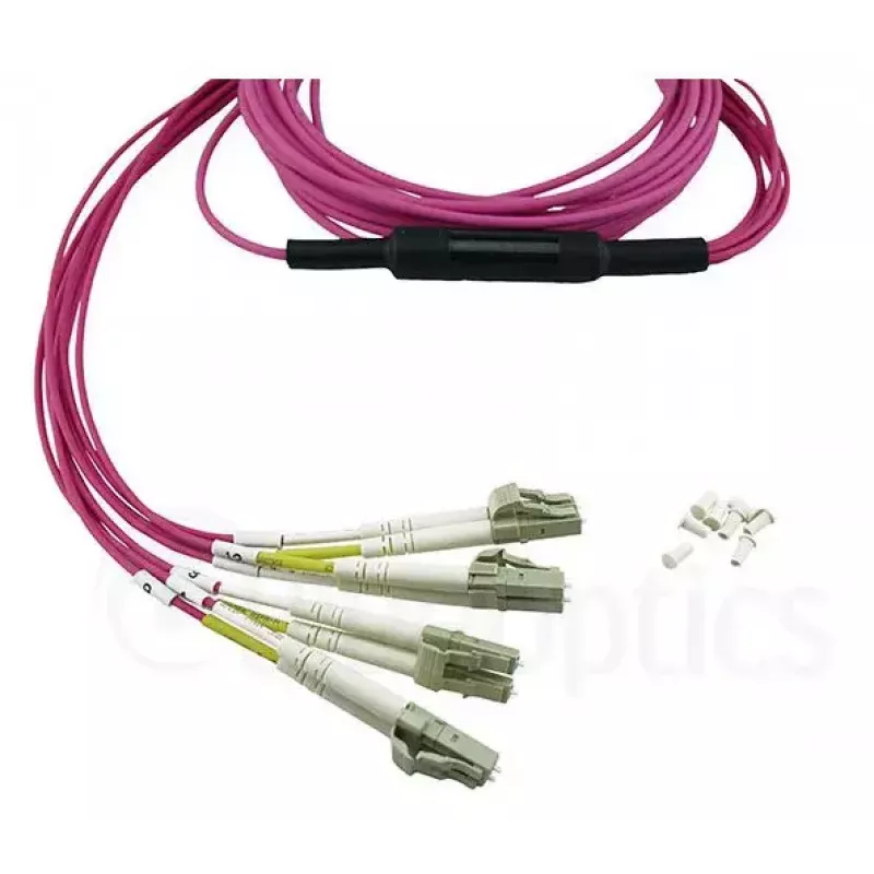 BlueOptics CBL-MPO12-4LC-OM4-10M InfiniBand šviesolaidinis kabelis 10m MPO/UPC 4x LC Duplex/UPC