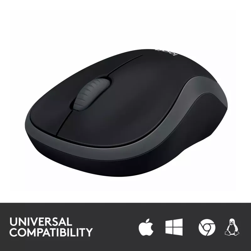 „Logitech M185 Swift“ belaidė pelė, pilka