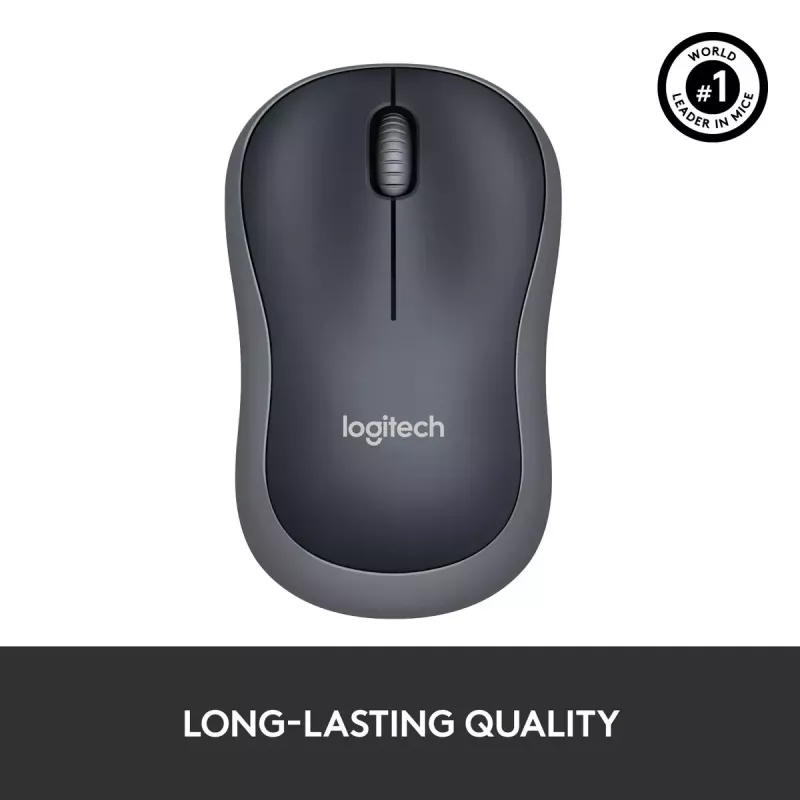 „Logitech M185 Swift“ belaidė pelė, pilka