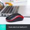 „Logitech M185 Swift“ belaidė pelė, pilka
