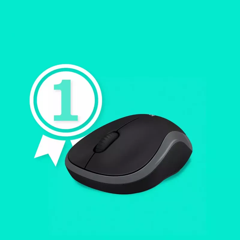 „Logitech M185 Swift“ belaidė pelė, pilka