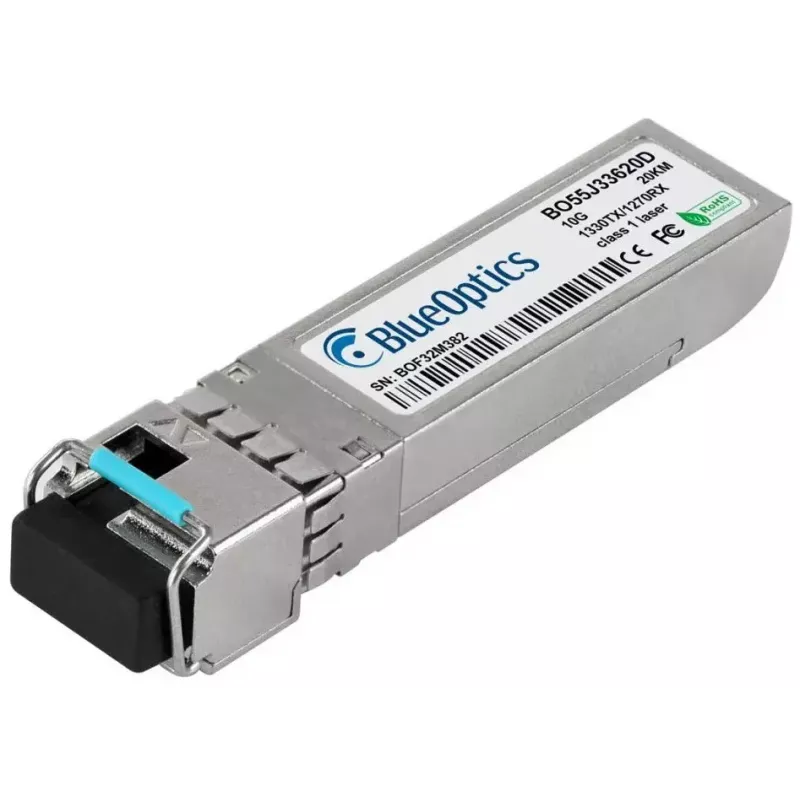 BlueOptics SFP-10G-BX-D-20-LE-BO tinklo siųstuvo-imtuvo modulis Šviesolaidinis 10000 Mbit/s SFP+