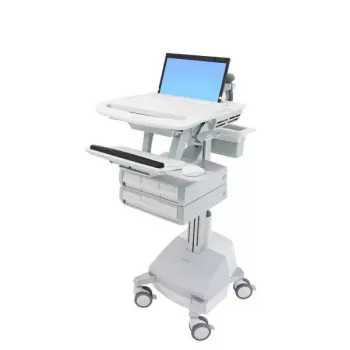 Multimedijos vežimėlis Ergotron StyleView aliuminio pilka balta