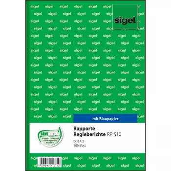 Verslo forma Sigel RP510 žalia A5 100 lapų