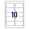 Nelipnios spausdintuvo etiketės Avery T1001-10 Baltos 9x5 cm 100 vnt.