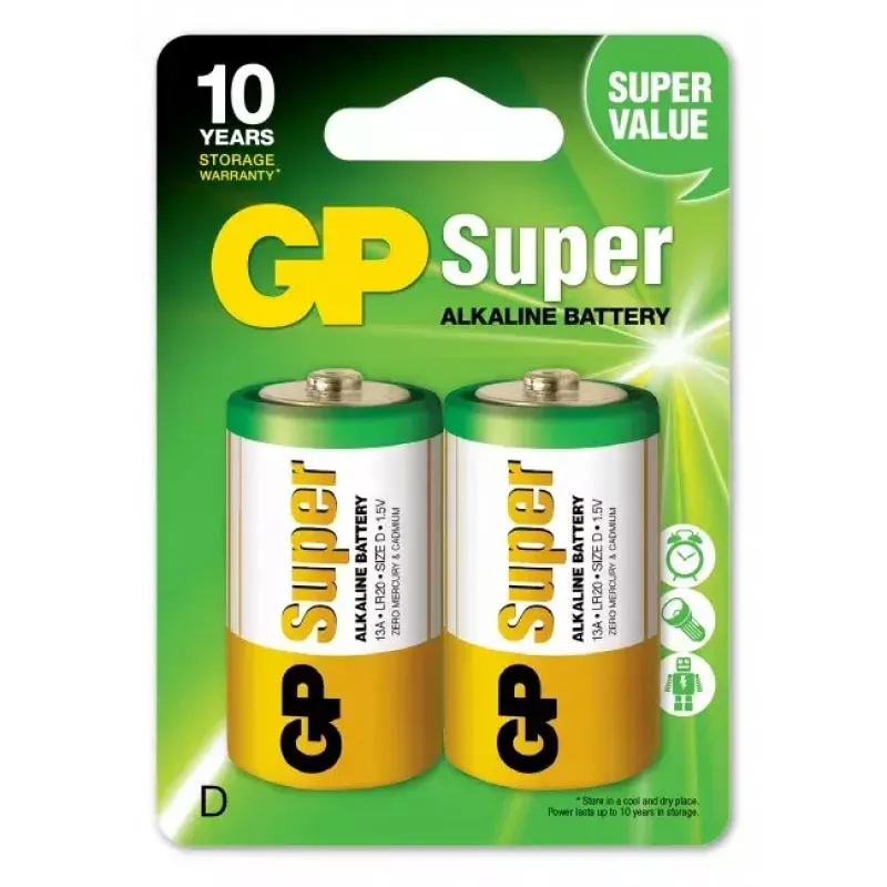 Vienkartinė baterija GP baterijos Super Alkaline 5501