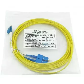 „BlueOptics CAB-SMF-LC-SC-1“ InfiniBand šviesolaidinis kabelis 1 m LC/UPC SC/UPC