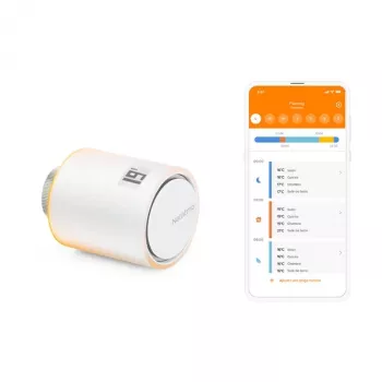 Netatmo NAV-PRO termostatinis radiatoriaus vožtuvas, tinkamas naudoti patalpose