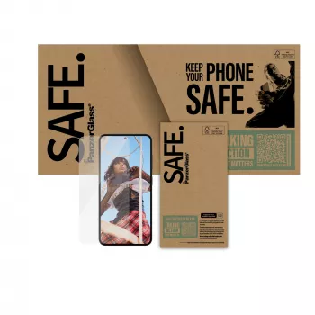 PanzerGlass SAFE. by ® Ekrano apsauga Samsung Galaxy S25 | S24 | Itin platus pritaikymas