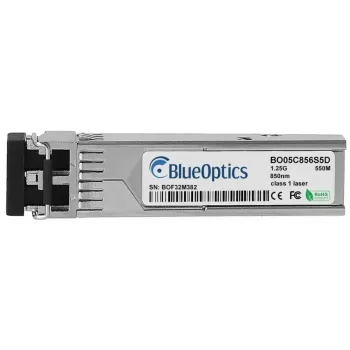 Šviesolaidinis SFP siųstuvas-imtuvas BlueOptics J4858D-BO, 1250 Mbit/s, 850 nm, sidabrinis