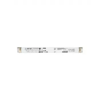 Elektrinis balastas Osram QTP5 1X80, tarnavimo laikas 100000 h, AC 198–264 V, 50/60 Hz, 40 A, -20–50 °C, 360×30×21 mm