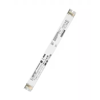 Elektrinis balastas Osram QTP5 1X80, tarnavimo laikas 100000 h, AC 198–264 V, 50/60 Hz, 40 A, -20–50 °C, 360×30×21 mm