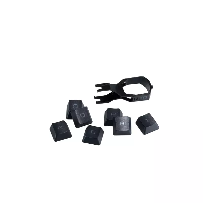 Klavišų dangteliai ASUS ROG RX PBT Keycap Set Juoda 250g