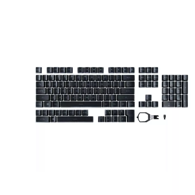 Klavišų dangteliai ASUS ROG RX PBT Keycap Set Juoda 250g
