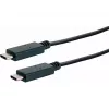 USB laidas Schwaiger LK 101 C USB 3.2 Gen 2 1 m Juodas