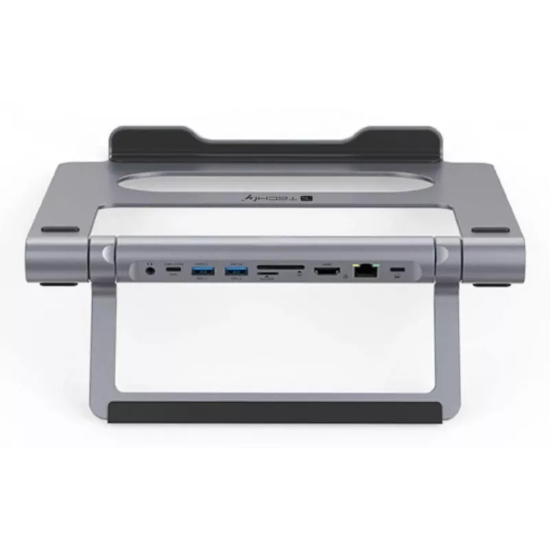 Techly ICA-NTB-DOCK91 Laidinis USB 3.2 Gen 1 (3.1 Gen 1) Type-C Sidabrinis