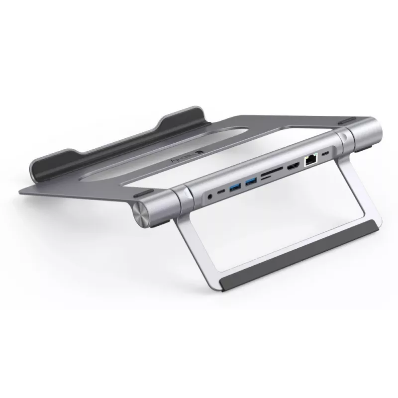 Techly ICA-NTB-DOCK91 Laidinis USB 3.2 Gen 1 (3.1 Gen 1) Type-C Sidabrinis