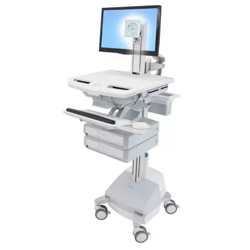 Multimedijos vežimėlis Ergotron StyleView aliuminio pilka balta