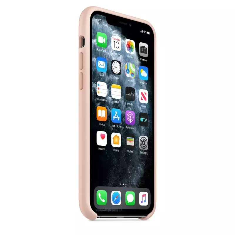 Apple iPhone 11 Pro silikoninis dėklas, Pink Sand