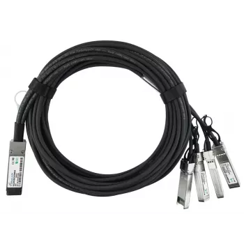 BlueOptics QSFP-4SFP10G-CU5M-HU-BL InfiniBand šviesolaidinis kabelis 5m 4xSFP+ kištukas/kištukas