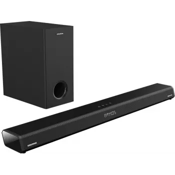 Grundig 2.1 Dolby Atmos Soundbar DSB 2100, 2.1 kanalai, 280 W, 280 W, aktyvus žemų dažnių garsiakalbis, belaidis, 60–20000 Hz