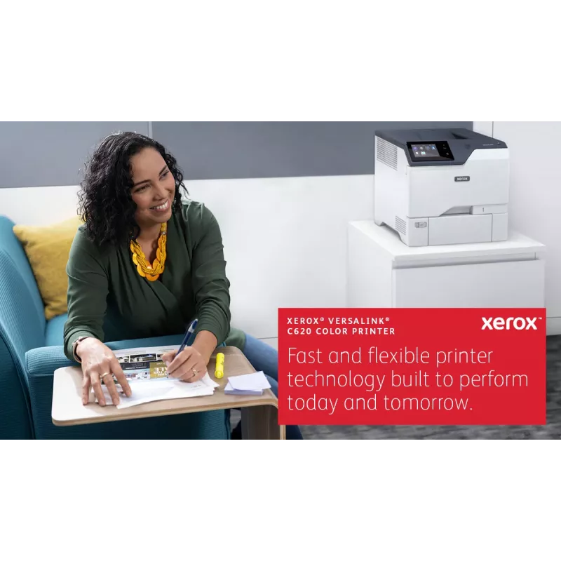Xerox VersaLink C620 A4 50ppm Duplex spausdintuvas PS3 PCL5e/6 2 padėklai 650 lapų
