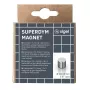 Rankdarbių magneto cilindras Sigel BA700 Neodimio Sidabrinis 10mm