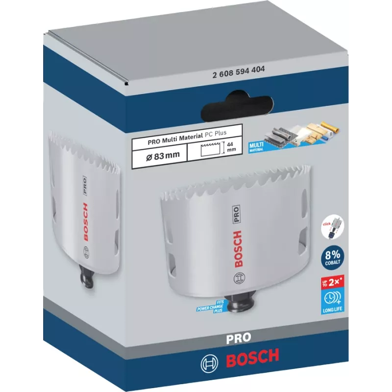Skyliapjūvis Bosch PRO Multi Material PC Plus 44/83 mm grąžtui