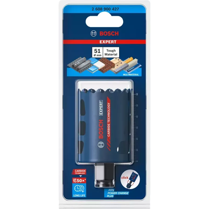 Gręžimo krumpliaratinis pjūklas Bosch 2 608 900 427 5,1 cm mūrui, plastikui, medžiui