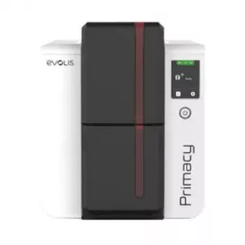 Kortelių spausdintuvas Evolis Primacy 2 USB Ethernet 300 dpi — vienpusis arba dvipusis PVC kortelių spausdinimas