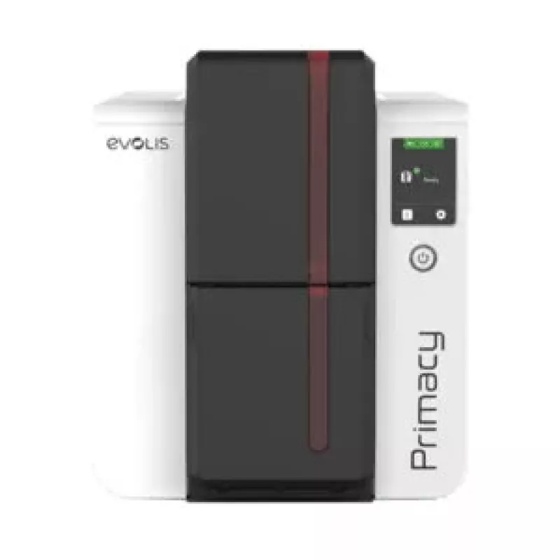 Kortelių spausdintuvas Evolis Primacy 2 USB Ethernet 300 dpi — vienpusis arba dvipusis PVC kortelių spausdinimas