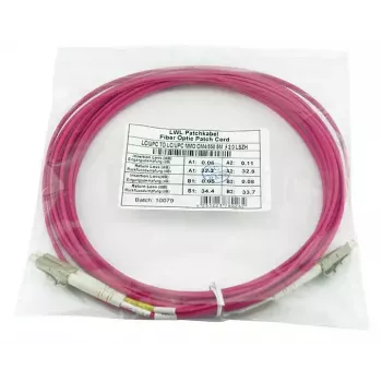 Šviesolaidinis kabelis BlueOptics CBL-LC-OM4-3M 3 m LC į LC 50 µm