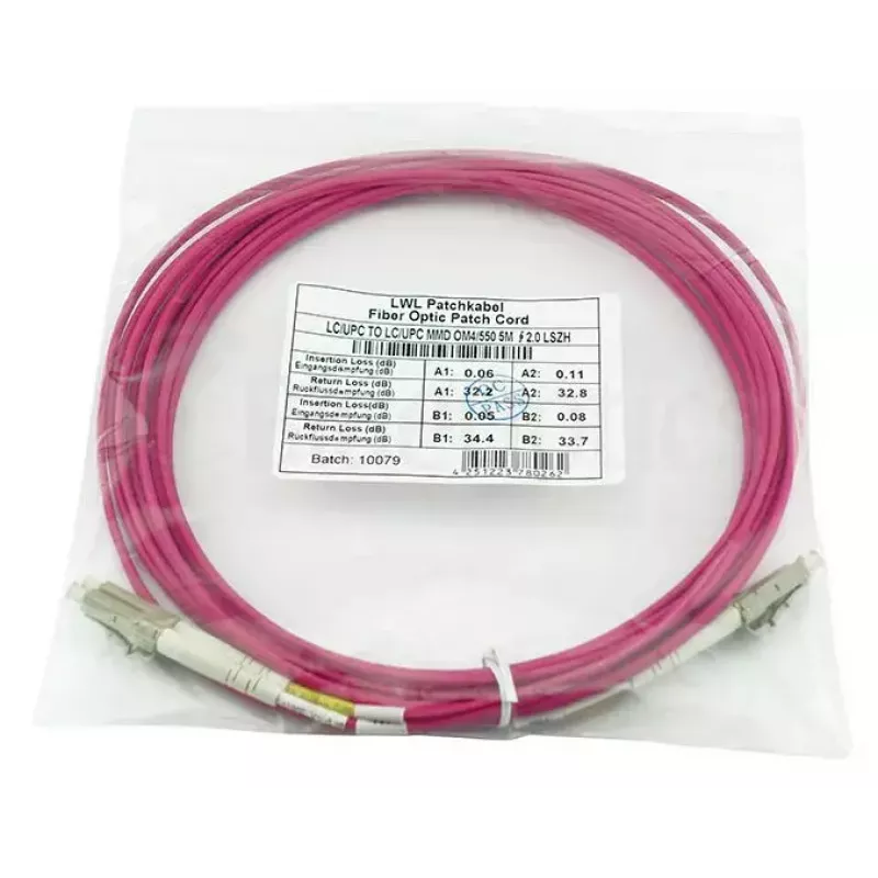 Šviesolaidinis kabelis BlueOptics CBL-LC-OM4-3M 3 m LC į LC 50 µm