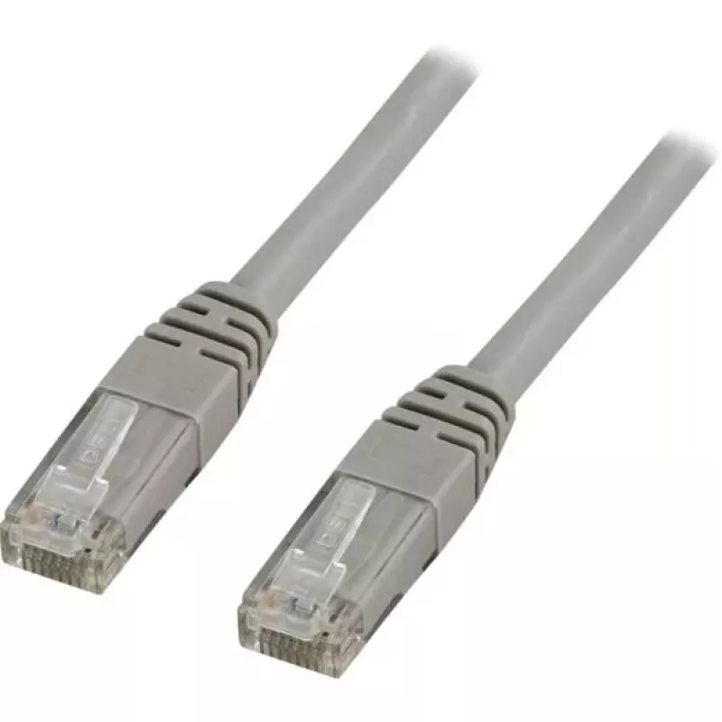 Tinklo kabelis Deltaco Cat6 3m RJ-45 U/UTP pilkas