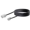 Tinklo kabelis Schwaiger 3,0 m RJ-11 – RJ-45 3 m juodas