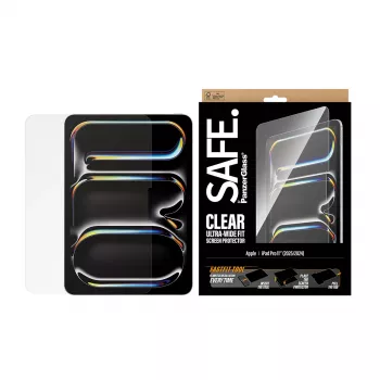 PanzerGlass SAFE. by ® Screen Protector iPad Pro 11 inch (2024-2025) | Ultra-Wide Fit w. Fastfit tool