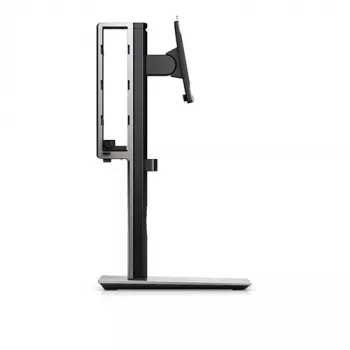 DELL „Micro Form Factor“ daugiafunkcis stovas - MFS18, laisvai pastatomas, 5,7 kg, 48,3 cm (19 colių), 68,6 cm (27 colių), aukščio reguliavimas, juoda, sidabrinė