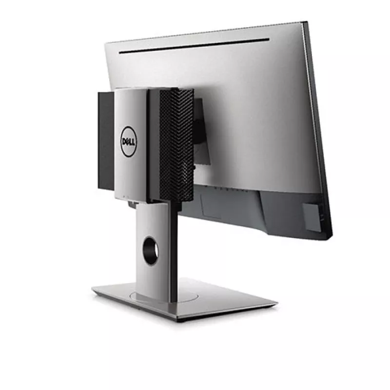 DELL „Micro Form Factor“ daugiafunkcis stovas - MFS18, laisvai pastatomas, 5,7 kg, 48,3 cm (19 colių), 68,6 cm (27 colių), aukščio reguliavimas, juoda, sidabrinė