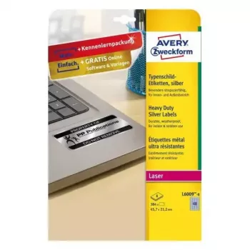 Lipnus spausdintuvo etiketė Avery L6009-8