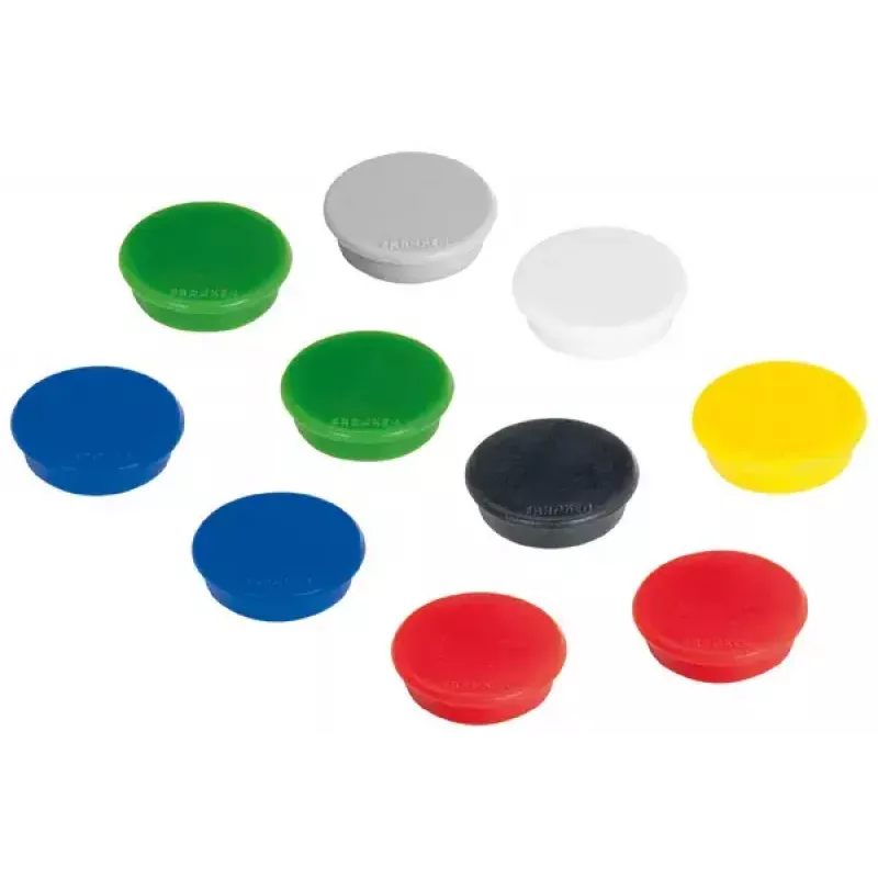 Šaldytuvo magnetukai Franken HM30 99 Geltoni 10 vnt.