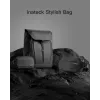 Pečių krepšys Inateck LB03014 — unisex poliesteris 900D, užtrauktukas, 4 L, juodas