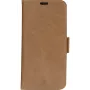Piniginės tipo dėklas dbramante1928 iPhone 14 Plus Tan 3 kortelių kišenės