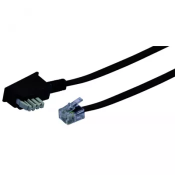 Kabelis RJ-11 Schwaiger TAL6236533 6,0 m TAE-N juodas