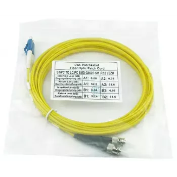 BlueOptics SFP3133BU3MK InfiniBand šviesolaidinis kabelis 3m LC ST geltonas