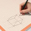 Rašomasis padėklas Sigel HO270 — popierinis rašomasis padėklas, oranžinis/baltas, 595×410 mm