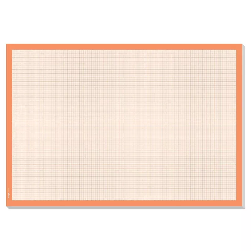 Rašomasis padėklas Sigel HO270 — popierinis rašomasis padėklas, oranžinis/baltas, 595×410 mm
